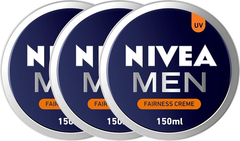 Nivea كريم نيفيا للرجال لتفتيح البشرة - عبوة من 3 (150 مل لكل منها) - Image 1